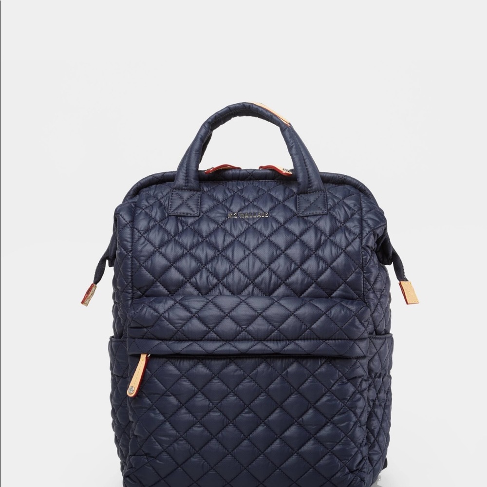 Mz Wallace Top Handle Backpack in Dawn Blue